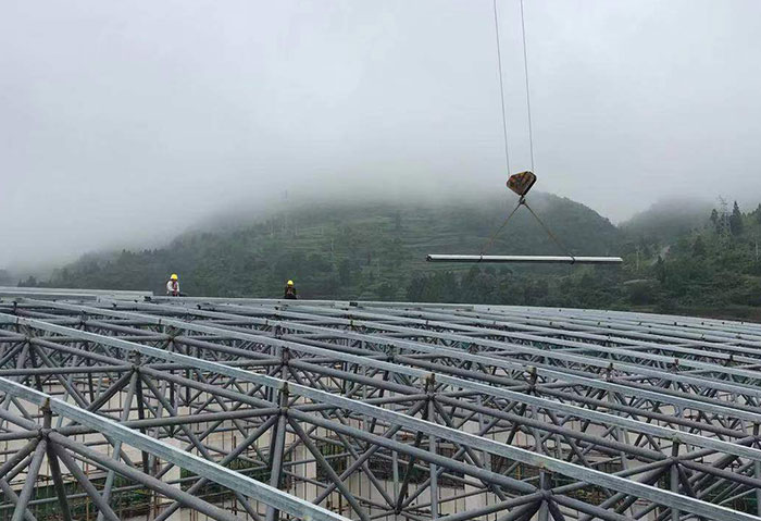 盘锦网架施工
